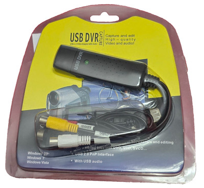 USB DVR Capture & Edit High Quality for Video & Audio
