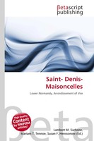 Lambert M. Surhone (U. A.) | Saint- Denis- Maisoncelles | Taschenbuch | Englisch