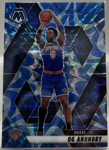 2024-25 Panini Mosaic - OG Anunoby #123 Reactive Blue Mosaic Prizm