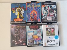 *** 5 X Sega Mega Drive Game Boxes - T2 Dick Tracy Beast Warrior - No Games