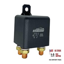 250A Relay, 12VDC Continuous Duty SPDT 5-pin High Power Relay 12v-250a-5pin