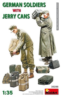 (MIN35286) - Miniart 1:35 - German Soldiers w/ Jerry Cans