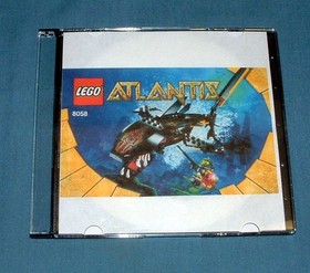 ATLANTIS, GUARDIAN OF THE DEEP SET 8058 & WRECK RAIDER 8057 - LEGO - 2010 - USED