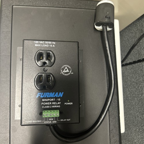 Furman Miniport 15 15 Amp AC Power Relay Mp-15 used