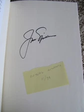 JACK NICKLAUS MY STORY 1ST W/DUST COVER, NICKLAUS SIGNED-NEVER READ