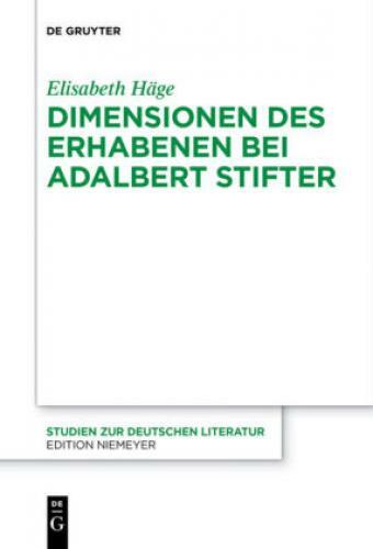 Thumbnail - Dimensionen Des Erhabenen Bei Adalbert Stifter 6739