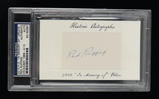 Red Ruffing Signed 2x3 Cut (PSA)