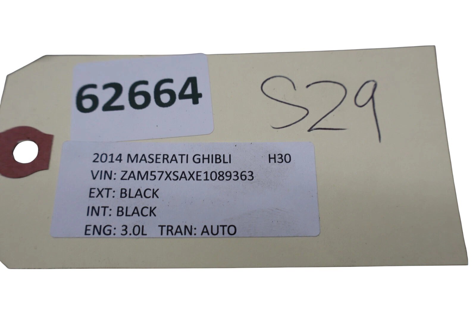 14-22 Maserati Ghibli Front Left Driver Side Interior Door Panel Trim Black Oem