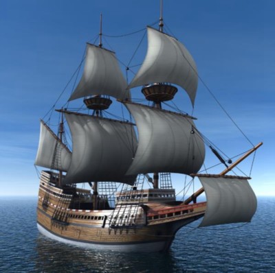 Mayflower 2016 Version Scale 1/48 31'' Wood Model Ship Kit Sailboat Shicheng
