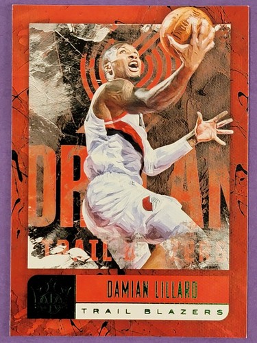 Damian Lillard 2018-19 Panini Court Kings #32 Jade Portland Trail Blazers - Foto 2 di 4