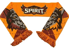 NWT Ruffneck Fringed Scarf Ottawa Spirit Ouaz Big Logo
