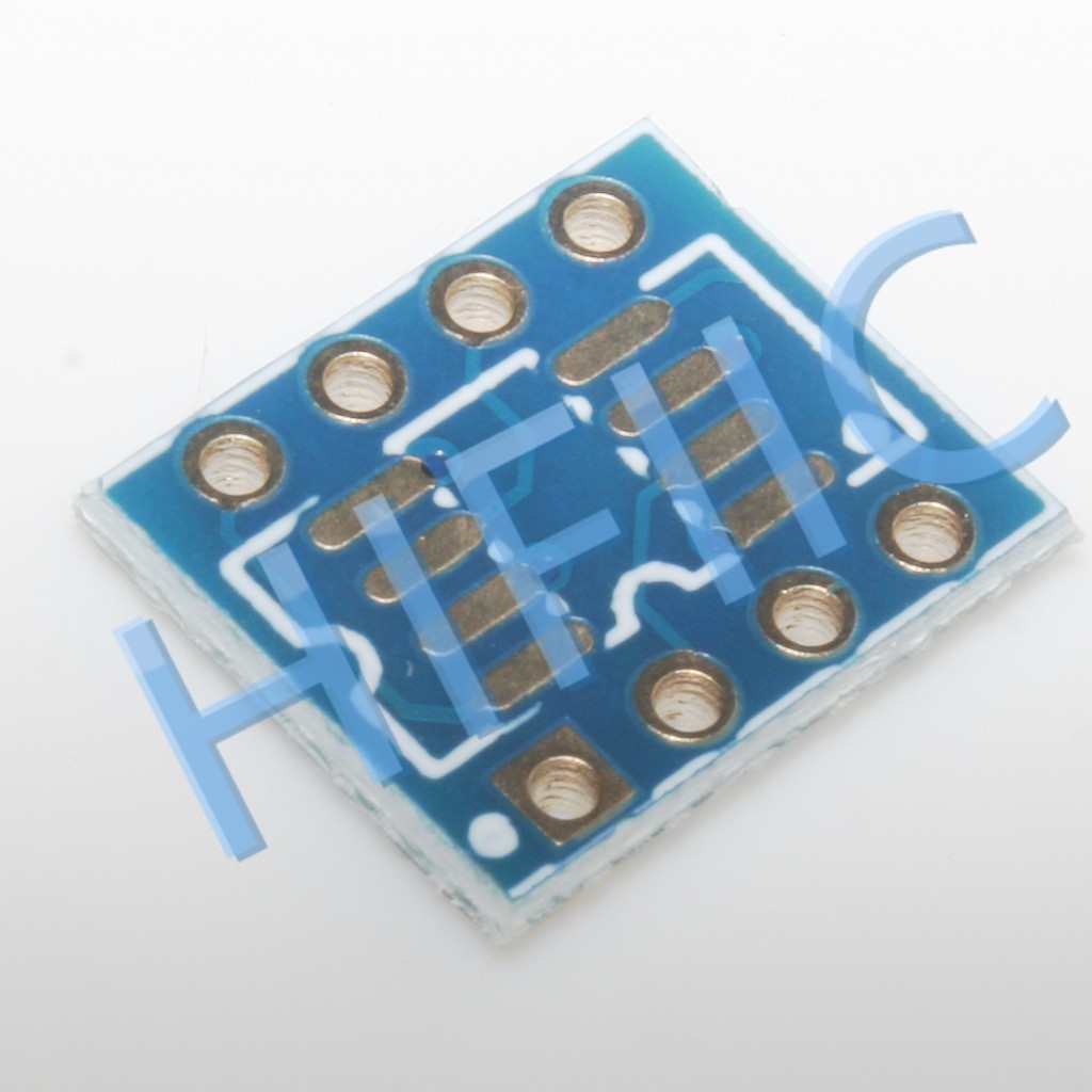 2-Pack SOP8 To DIP8 Adapter PCB – Convert Surface-Mount ICs For Breadboard Use