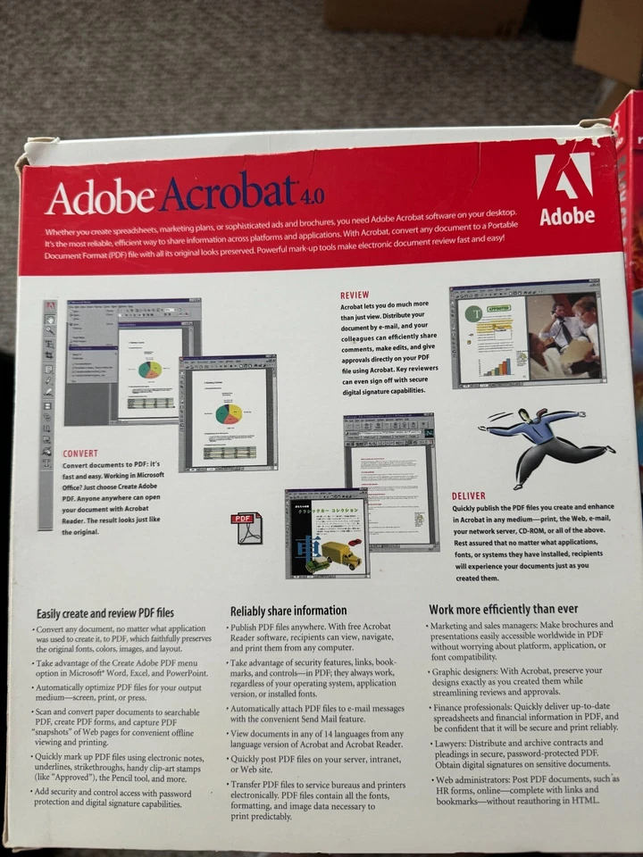 Adobe Acrobat 4.0 Standard for Windows MS Office - PRODUCT KEY NOT INCLUDED!!! - Image 2 of 2