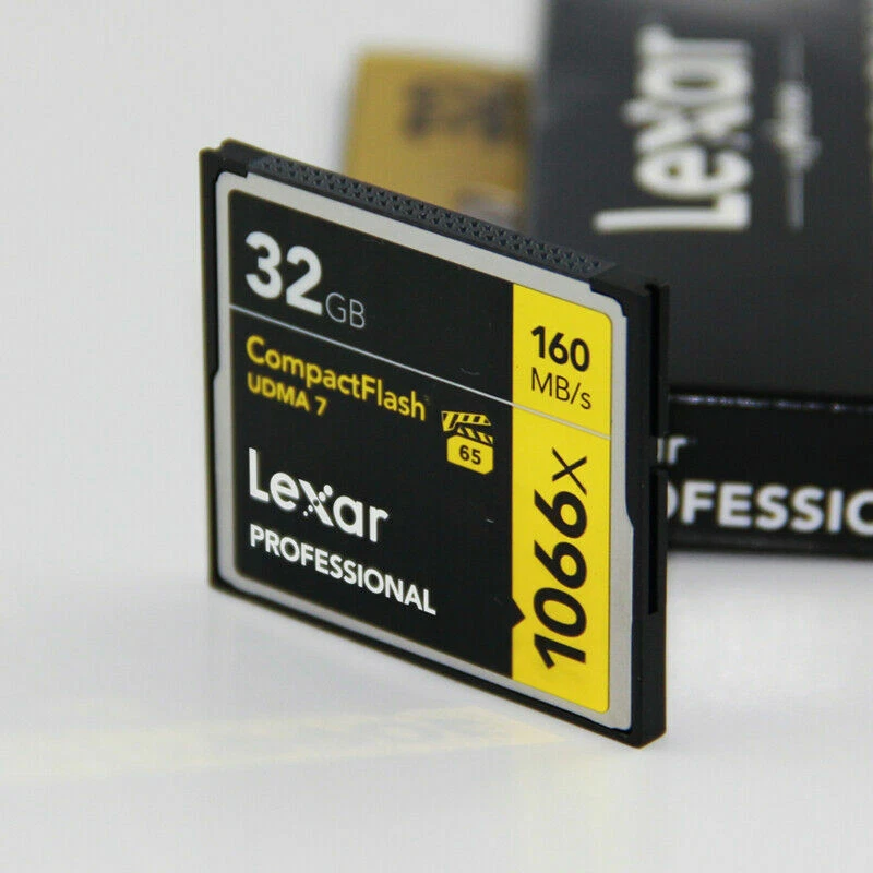 New For Lexar 16/32/64/128GB 1066X Compact Flash CF Memory Card UDMA7 For Camera - Image 2 of 3