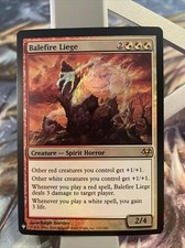 Magic The Gathering MTG BALEFIRE LIEGE FOIL Mystery Booster Eventide NM