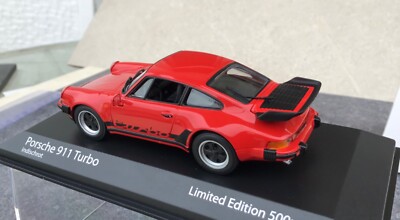 1/43 MINICHAMPS PORSCHE 911 turbo ,1979 red , Min. 943 069 003