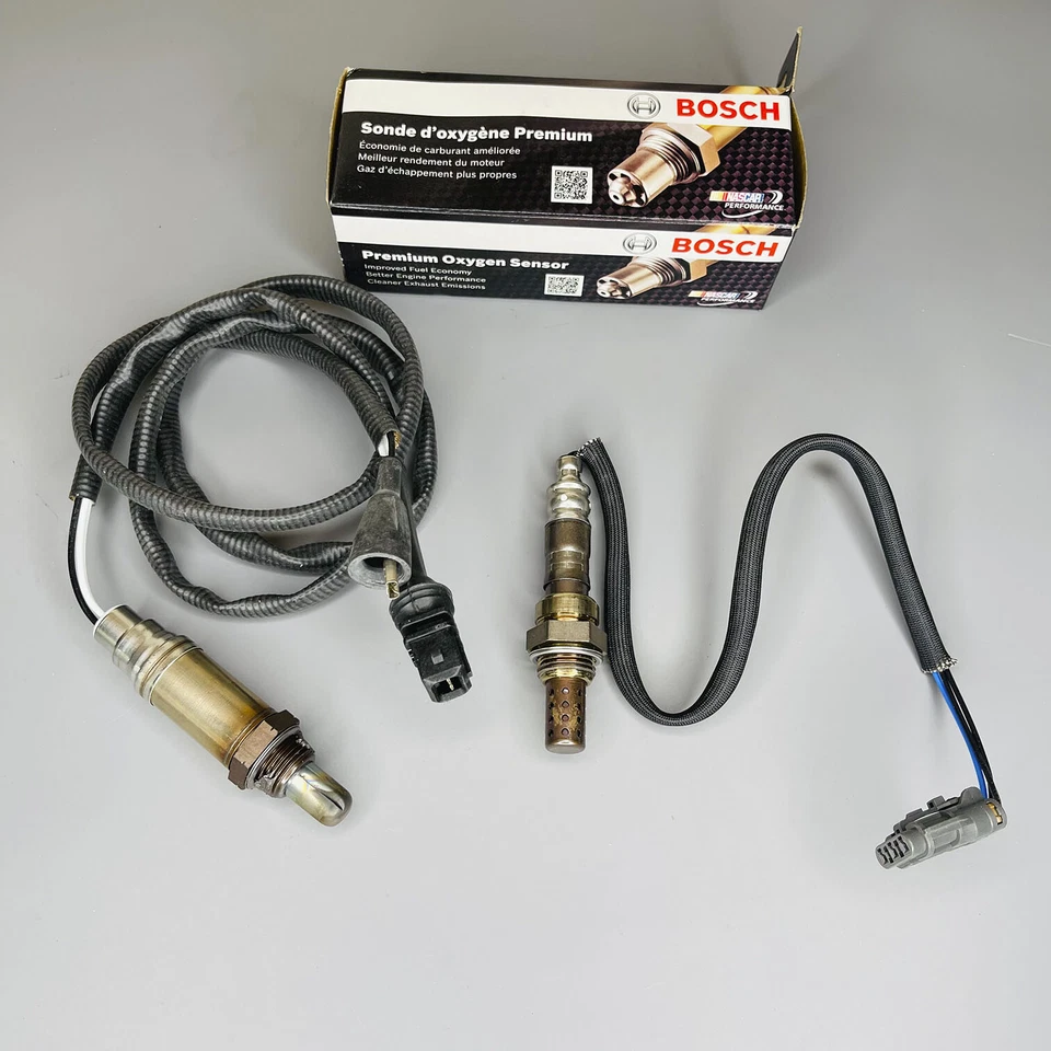 13841 13957 For 1993 Hyundai Scoupe Turbo Lambda Oxygen Sensor 2PCS OE Germany - Image 2 of 4