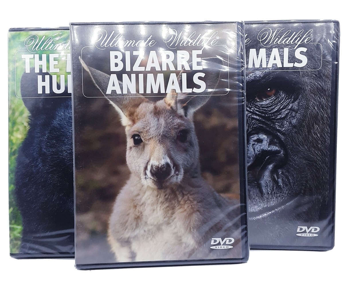 3 Ultimate Wildlife DVD: Bizarre Animals Manmals & The Mighty