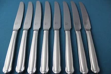 8 Dinner Knives Hollow Mikasa CLASSICO SATIN Gerald Patrick Korea NEW 9 3/8"
