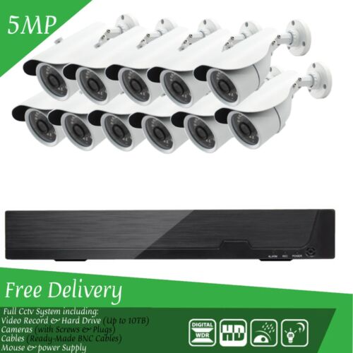 SISTEMA DE CÁMARA CCTV 5MP 4/8/16 CANALES DVR EXTERIOR VISIÓN NOCTURNA KIT DE SEGURIDAD PARA EL HOGAR - Imagen 22 de 27