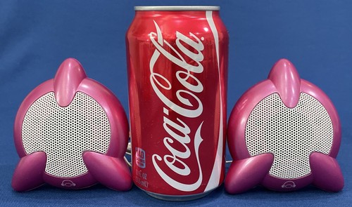 Vintage Hot Pink Mini Speakers - Unbranded Excellent condition - Picture 2 of 8