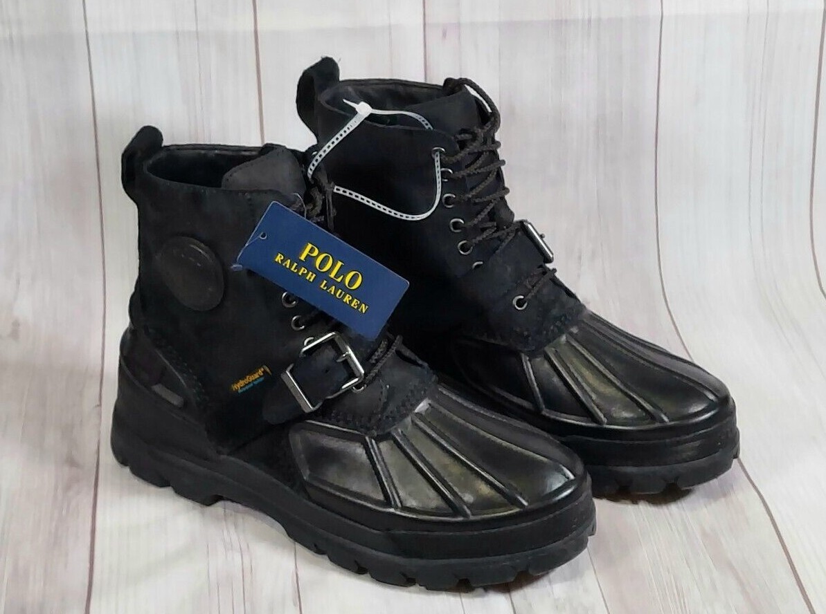 Polo Ralph Lauren Oslo Men's Leather Waterproof HydroGuard Boots New  without box