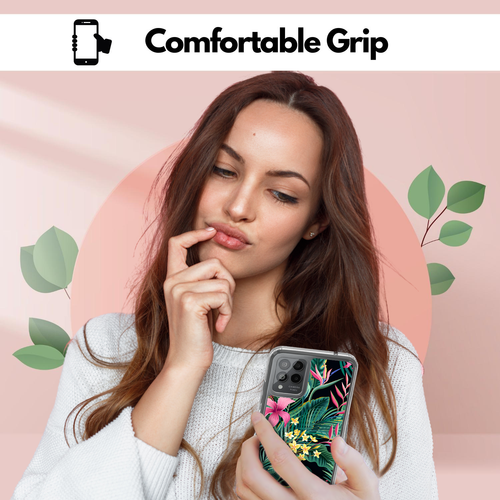 CBUS Flower Print Case Cover for T-Mobile Revvl 6 Pro 5G (Tropical Flowers) - Picture 5 of 9