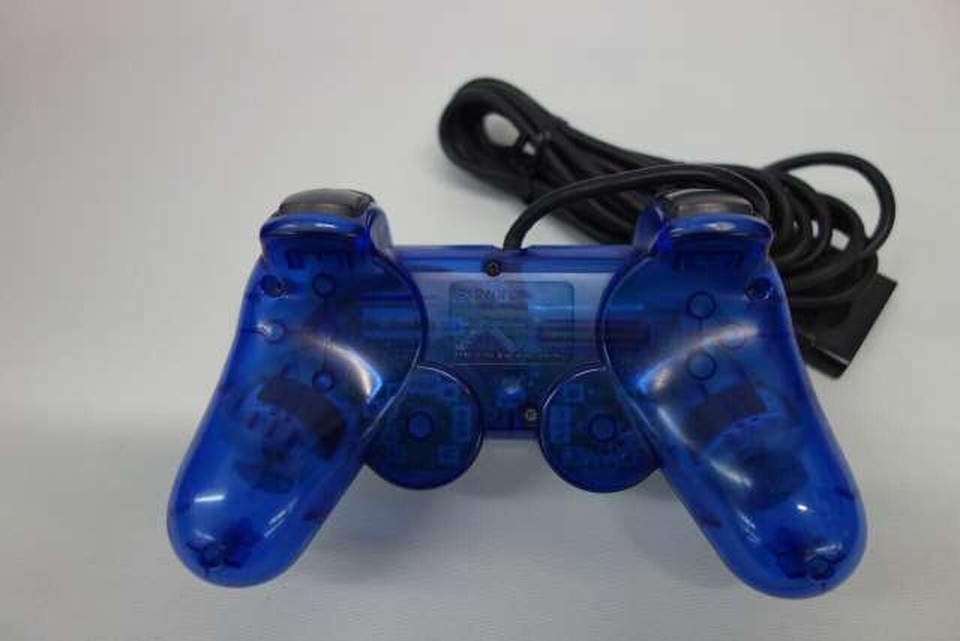 Ocean Blue Playstation 2 Console PS2 SCPH-37000L Transparent TESTED JP ...