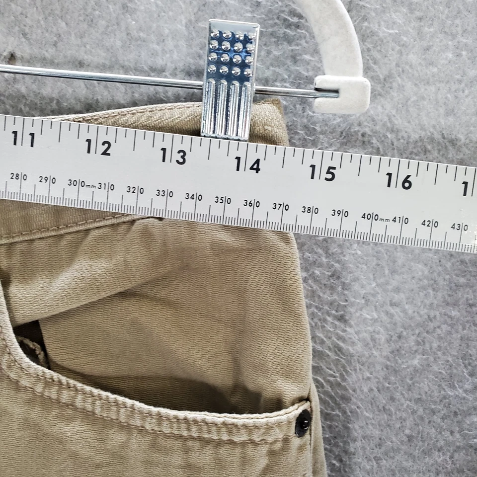 Jeans Levi's 511 para niños 16 bolsillos rectos de mezclilla caqui 26,5" entrepierna informales Foto 3 de 4