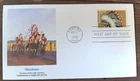 shoshone  INDIAN TRIBE HEADDRESS  1990  FLEETWOOD CACHET FDC UNADDR