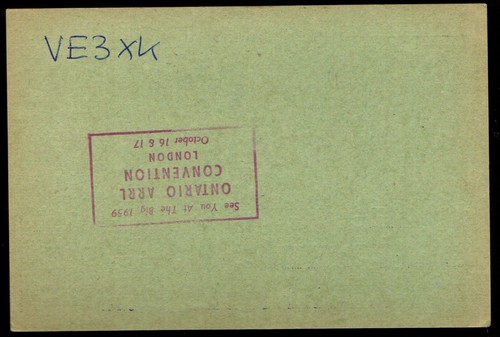 Tarjeta de radio QSL "Alemania, DJ4EN,Bonner Koblenz, 1959,Karlheinz Recklies", (Q3407) - Imagen 2 de 2