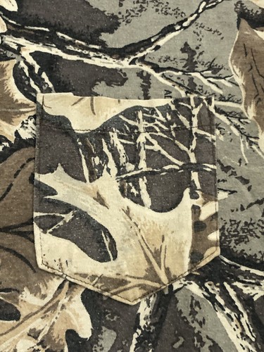 Vtg 90s RedHead Camo Long Sleeve Shirt Mens L Single Stitch Outdoor USA Hunting - Picture 2 of 8