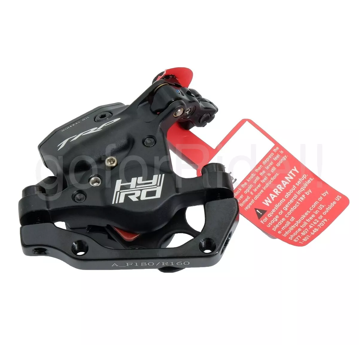 TRP HY RD Hydraulic Bike Disc Brake Caliper Black w IS F180