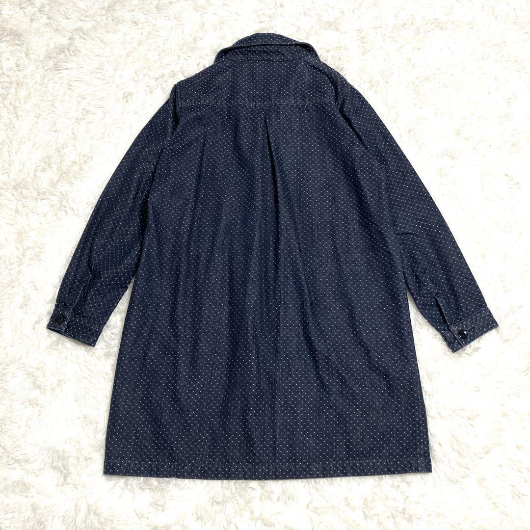 Z-Jeans Indigo Pin Dot Denim Shop Coat New Jacquard Design Z-Jeans Indigo Pin Dot Denim Shop Coat New Jacquard Design