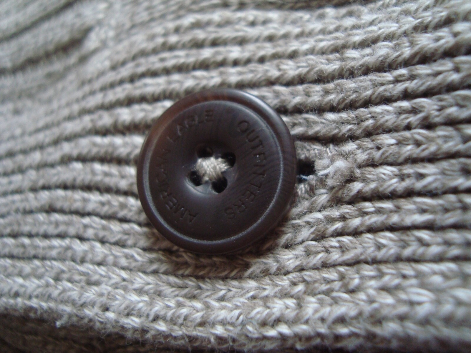 Ex Cond MENS XL/XXL JUMPER by AMERICAN EAGLE USA - Beige Brown Stone 100percent Cotton image 5