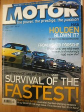 Motor 2001 PCOTY Nissan 200SX Lancer EVO VII v Subaru WRX STi VY V8 Commodore