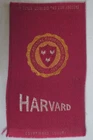 Vintage c.1910 Egyptienne Luxury Silk School Crest Harvard University fnd 1636