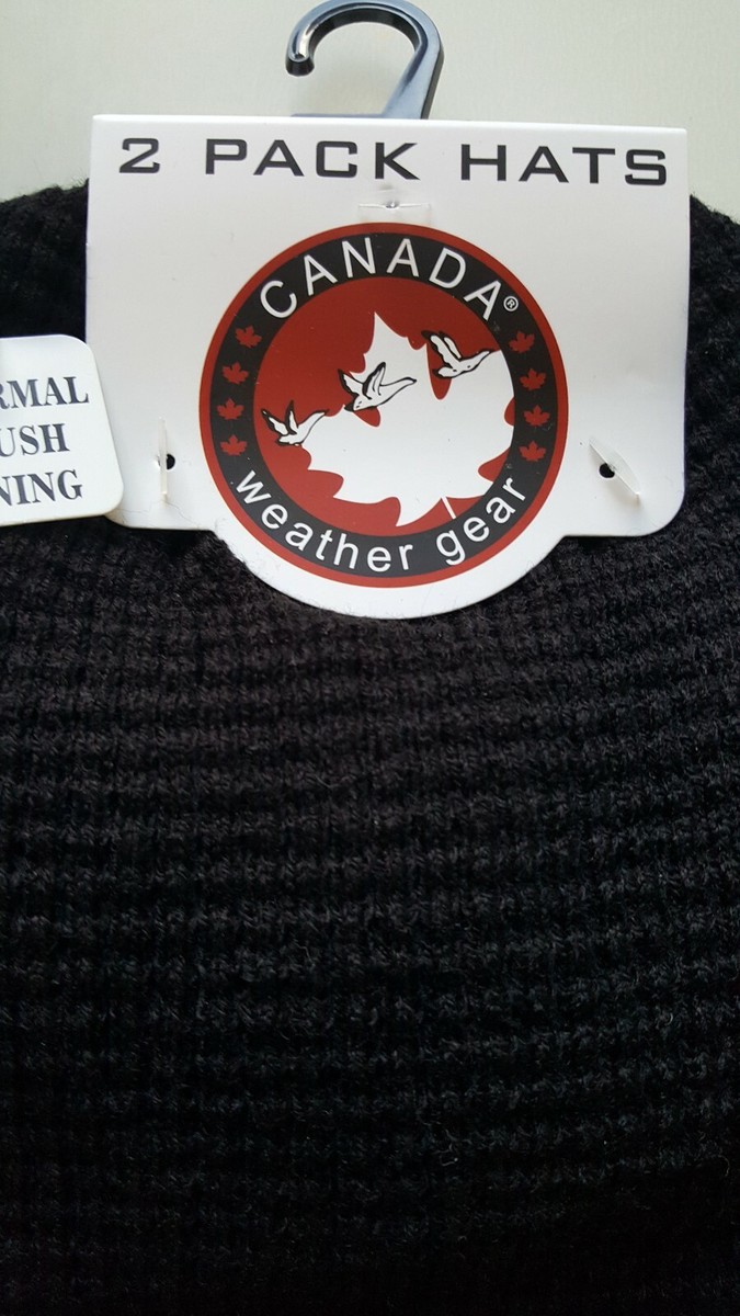 Canada Weather Gear Thermal Plush Lining Black Knit Cuff 2  display picture 2