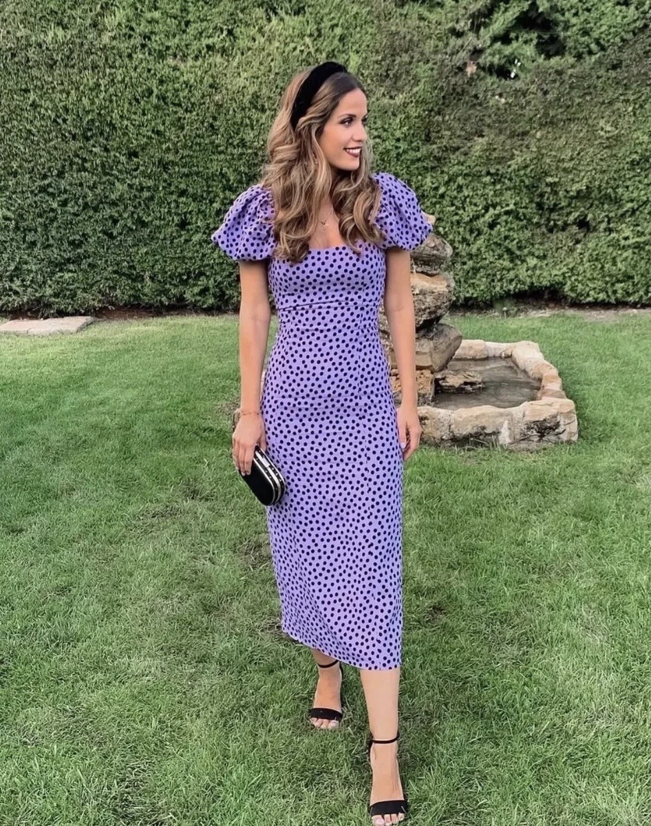 zara polka dot dress