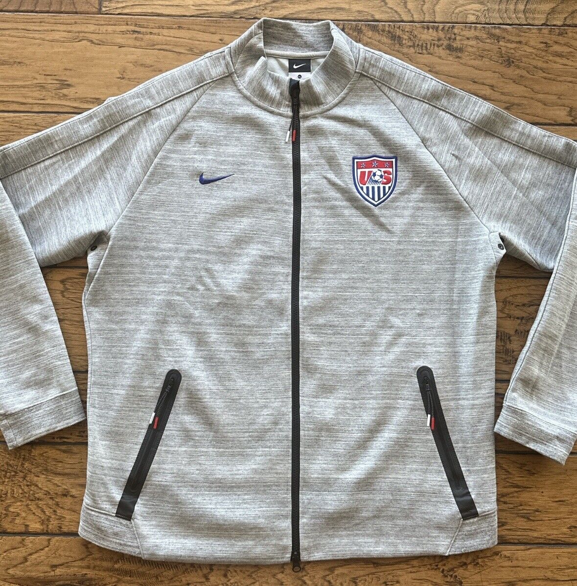 Nike N98 USMNT Team USA Soccer Tech Fleece Full Zip Track Nike N98 USMNT Team USA Soccer Tech Fleece Full Zip Track