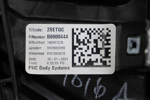 2020-2022 KIA TELLURIDE FRONT RIGHT SIDE DOOR WINDOW REGULATOR CARRIER PLATE OEM - Picture 11 of 12
