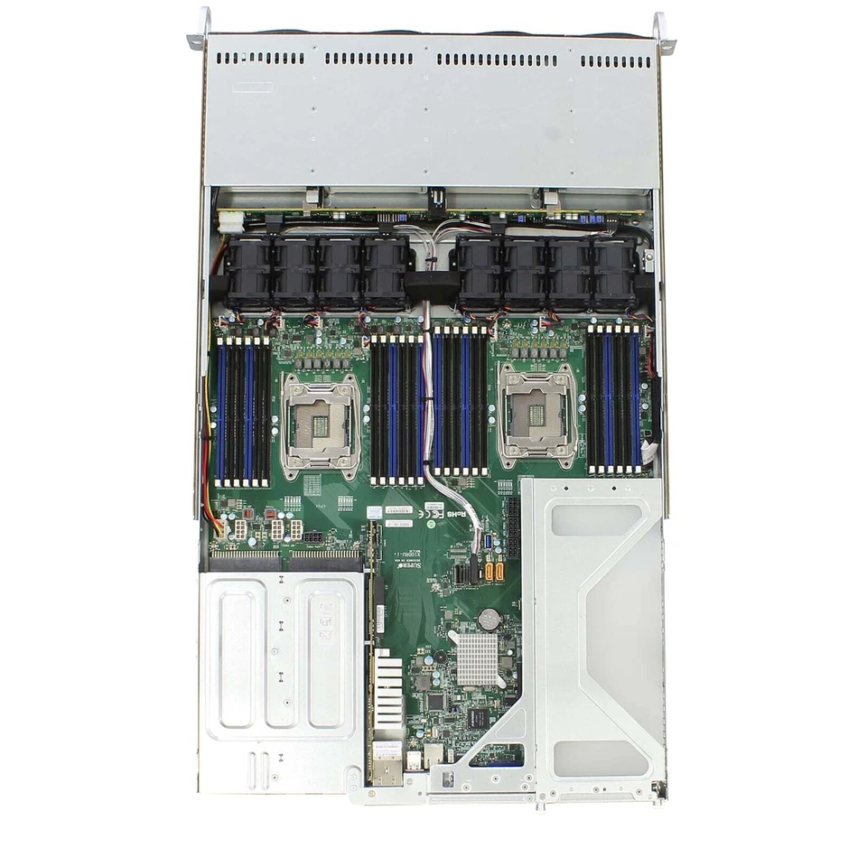Supermicro CSE-819U Server 2x 12-Core Xeon E5-2690 v3 2,6GHz 32GB SATA - Bild 3 von 4