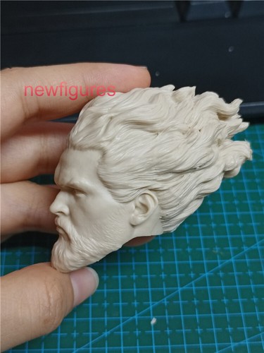 1:18 Aquaman Jason Momoa Head Sculpt Model For 3.75" Male Action Figure Body - Picture 6 of 6