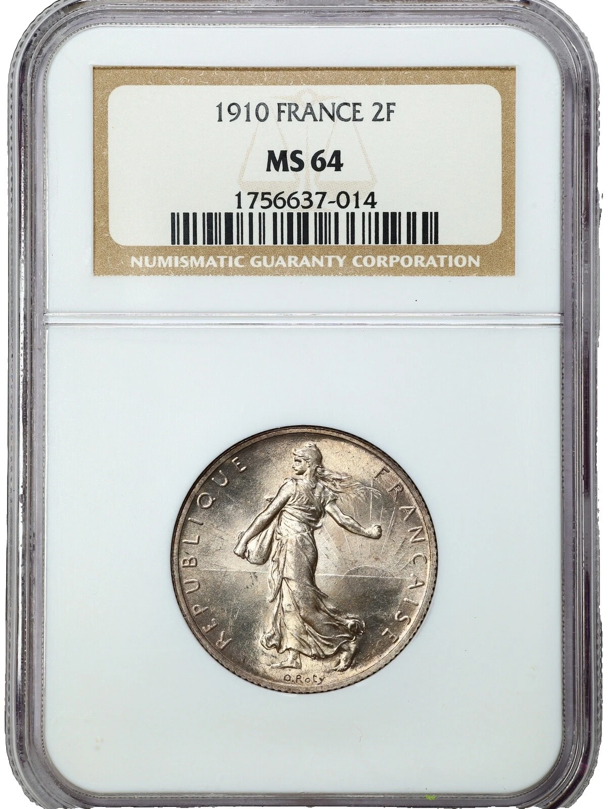 Silver 1910 Year French Coins