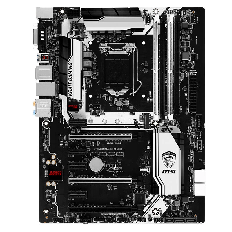 For MSI Z170A KRAIT Gaming R6 Siege Motherboard LGA1151 ATX DDR4