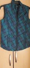 Ladies Green & Black Check Fitted Zip Front Gillette Size S From Jason Maxwell
