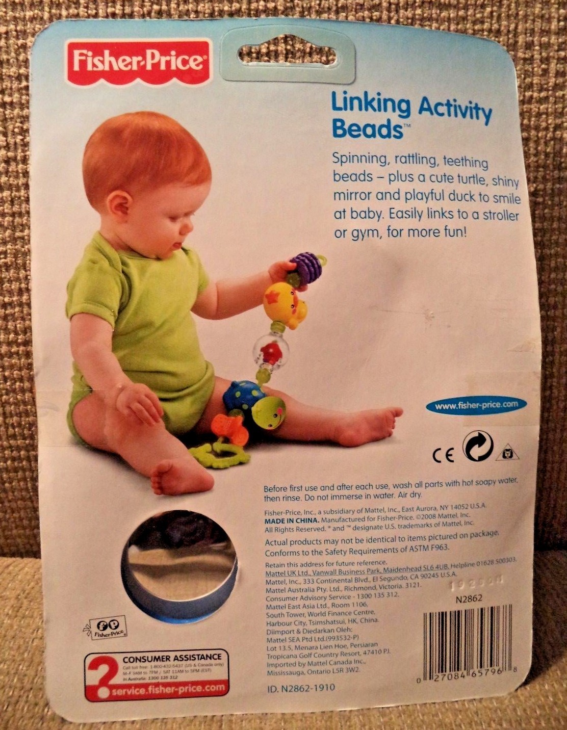 fisher price linking activity beads