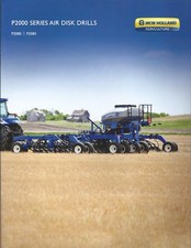Farm Equipment Brochure - New Holland - P2080 P2085 Air Disk Drill 2014 (F6455)