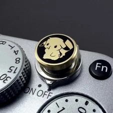 Shutter Button Shutter Release Button Pikachu brass Suitable for Nikon, Canon 