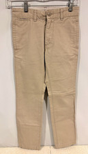 GAP KIDS Khaki Beige Cotton Chino Pants Boy's Size 12 SLIM Adjustable Waist